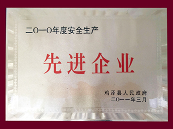 2010年度安全生產(chǎn)先進(jìn)單位